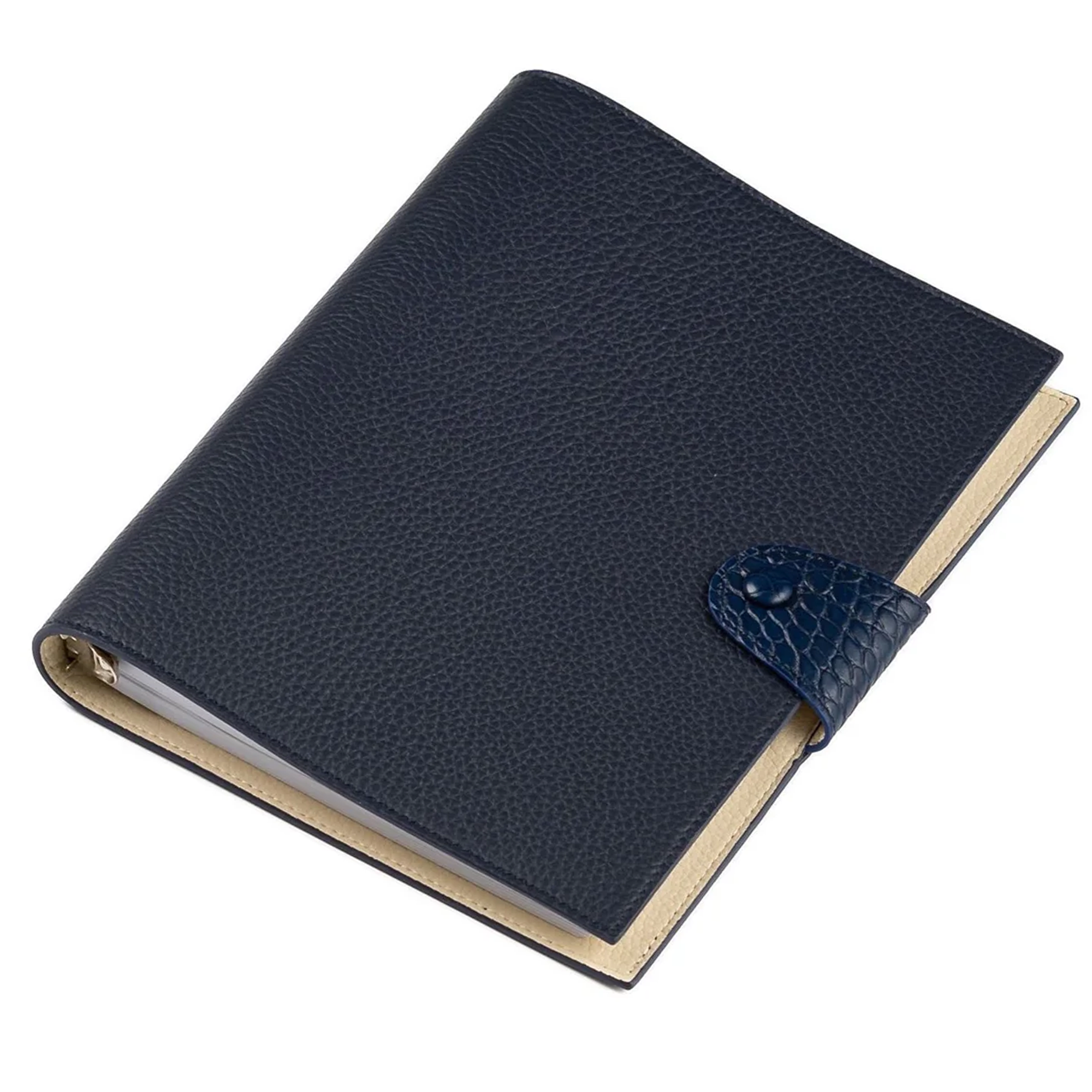 Navy / White Notebook