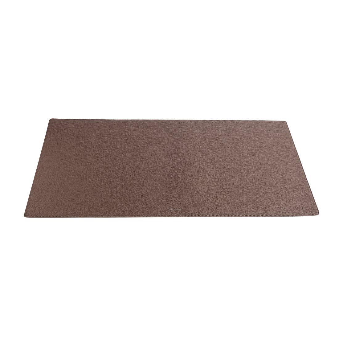 Chocolate Brown Leather Desk Mat
