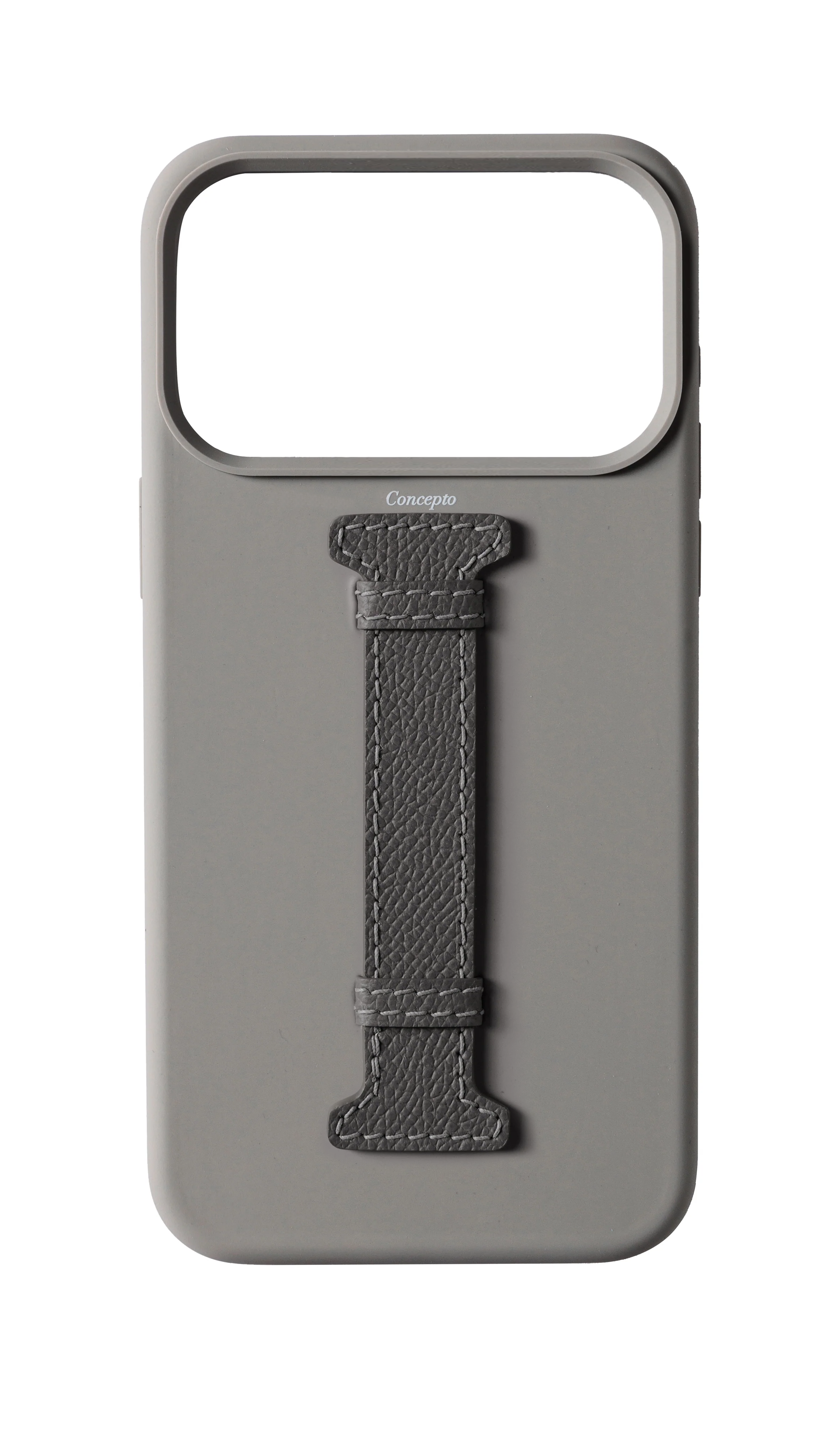 Grey Silicon Middle Strap Case
