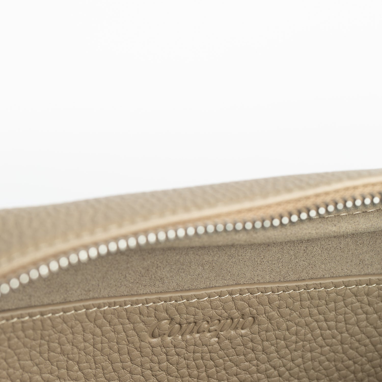 Dark Beige Handcrafted Toiletry Pouch