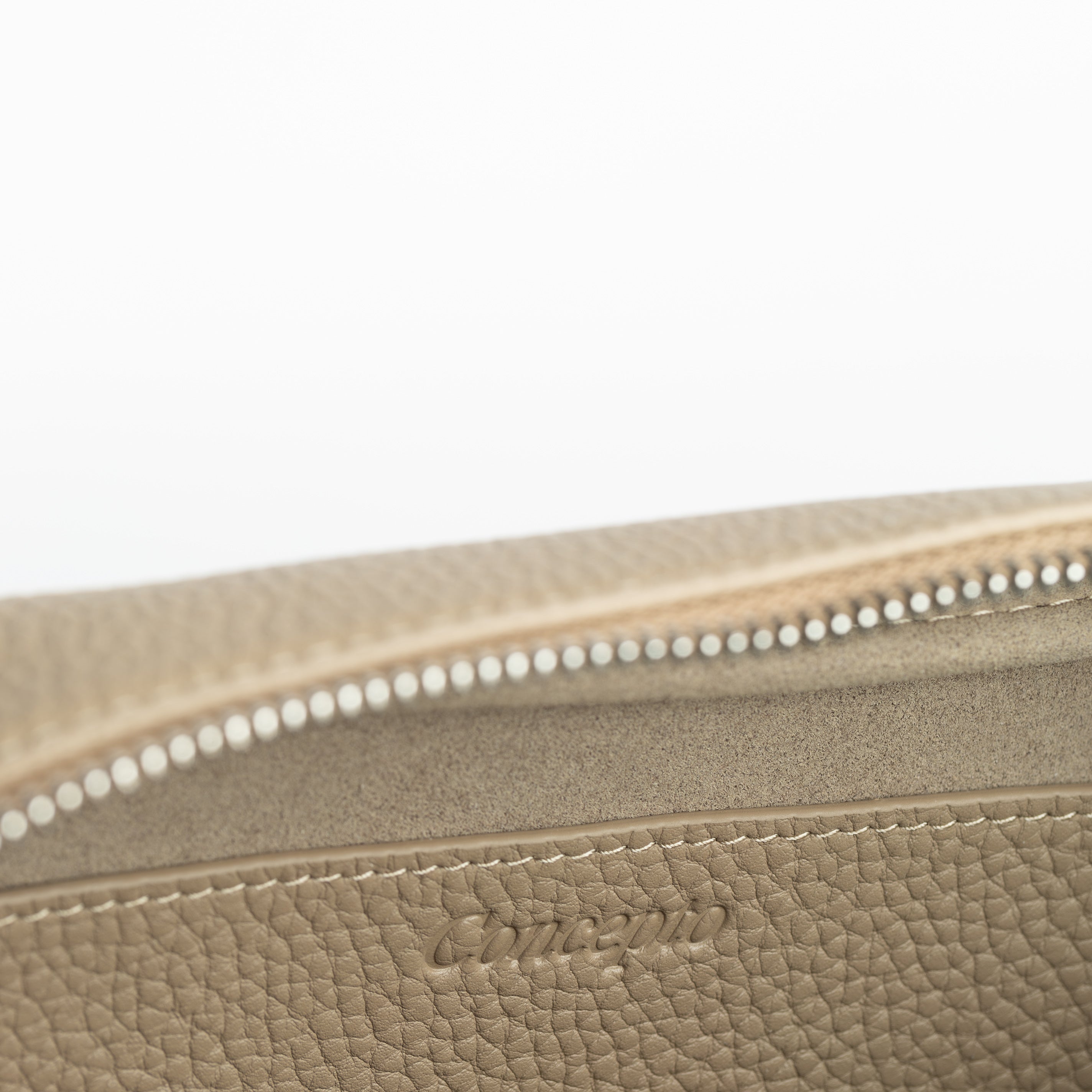 Dark Beige Handcrafted Toiletry Pouch