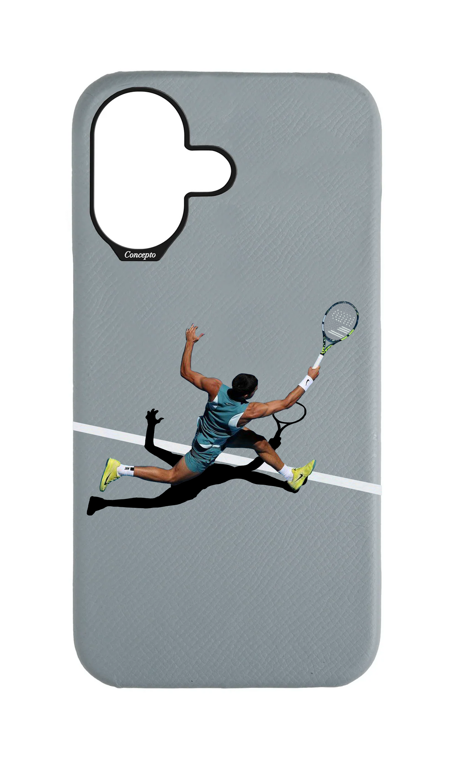 Light Blue Grey Strapless Case - Match Point