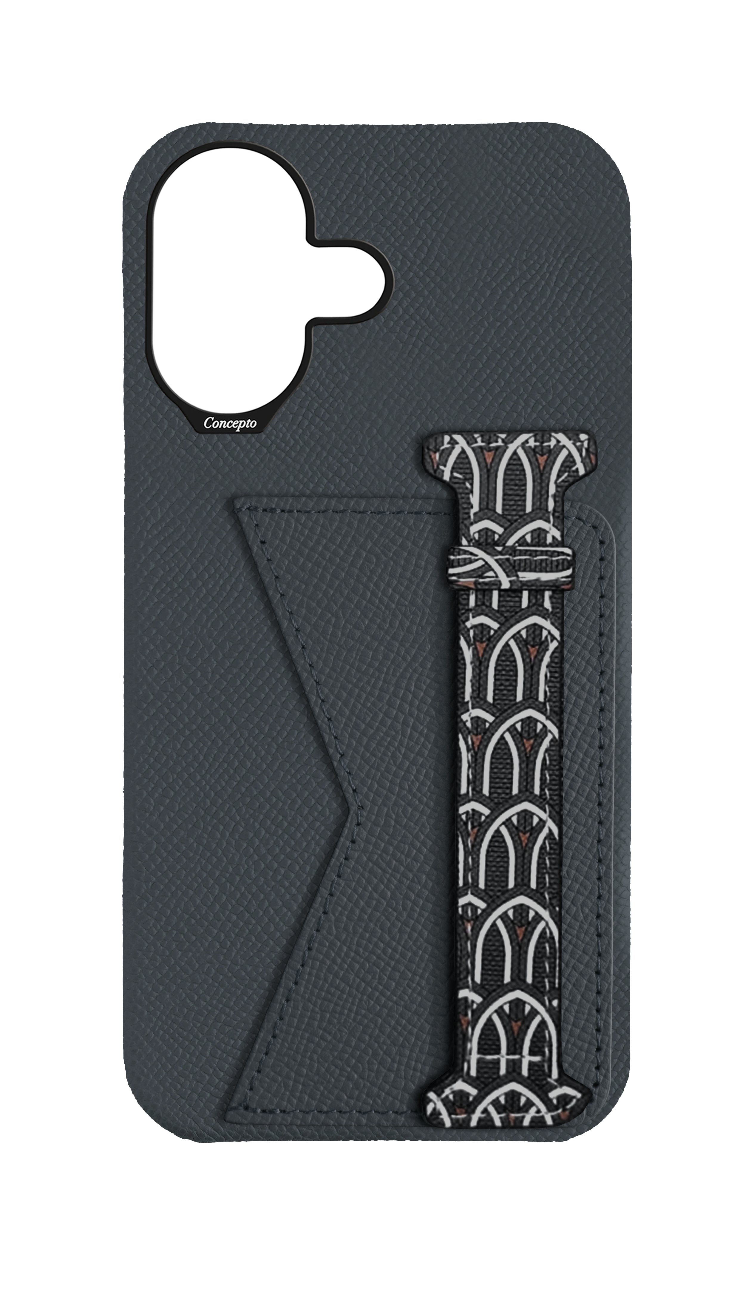 Grey Monogram Duo Case