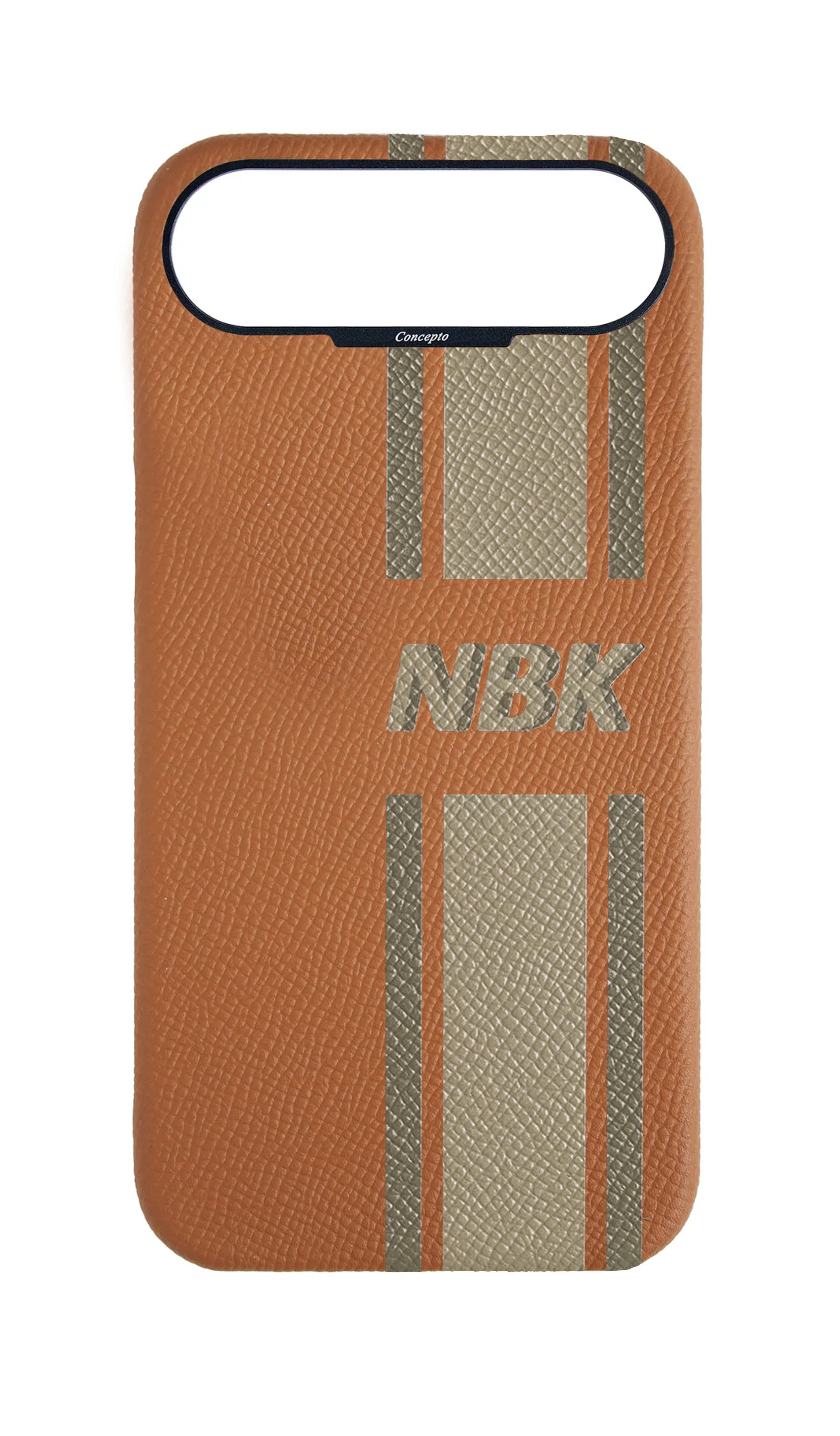 Striped Tan Strapless Case