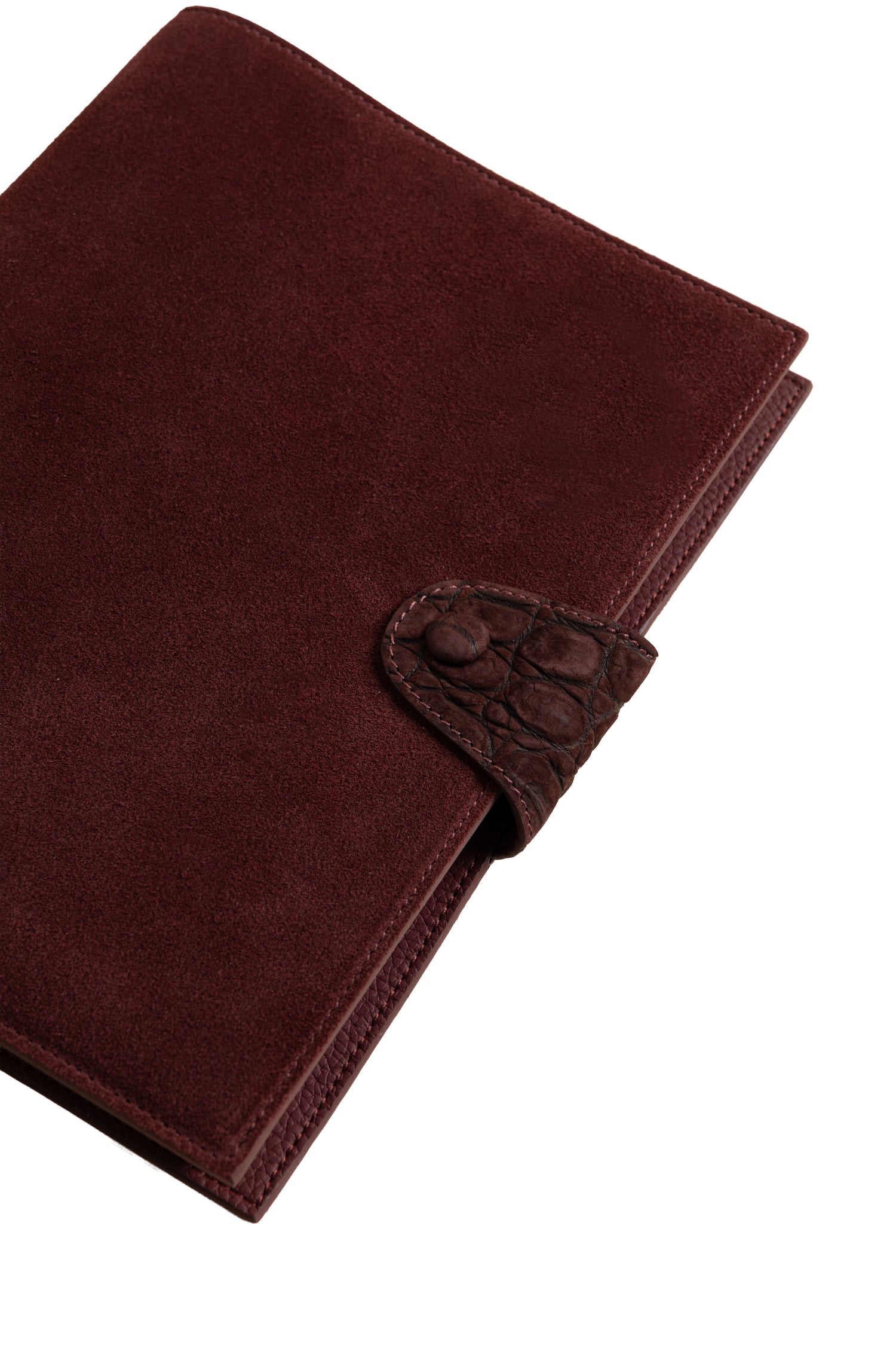 Burgundy Suede Notebook