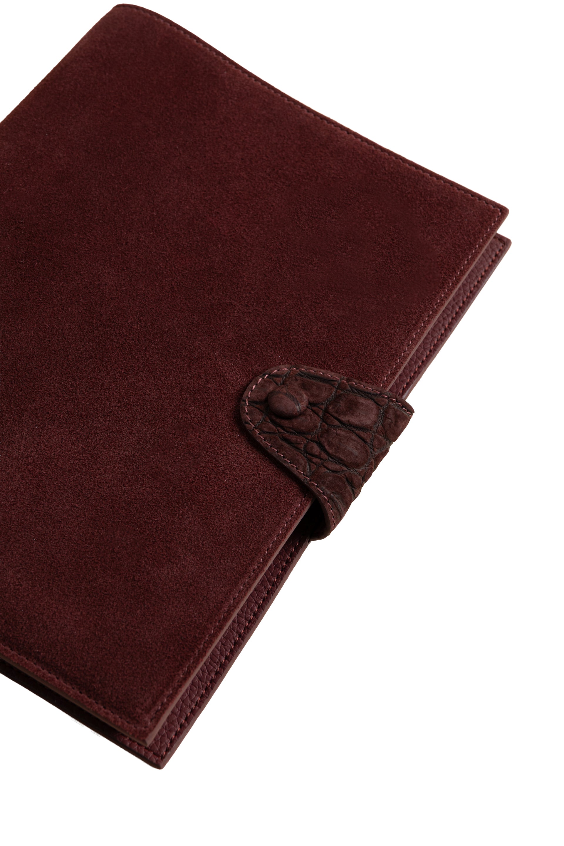 Burgundy Suede Notebook