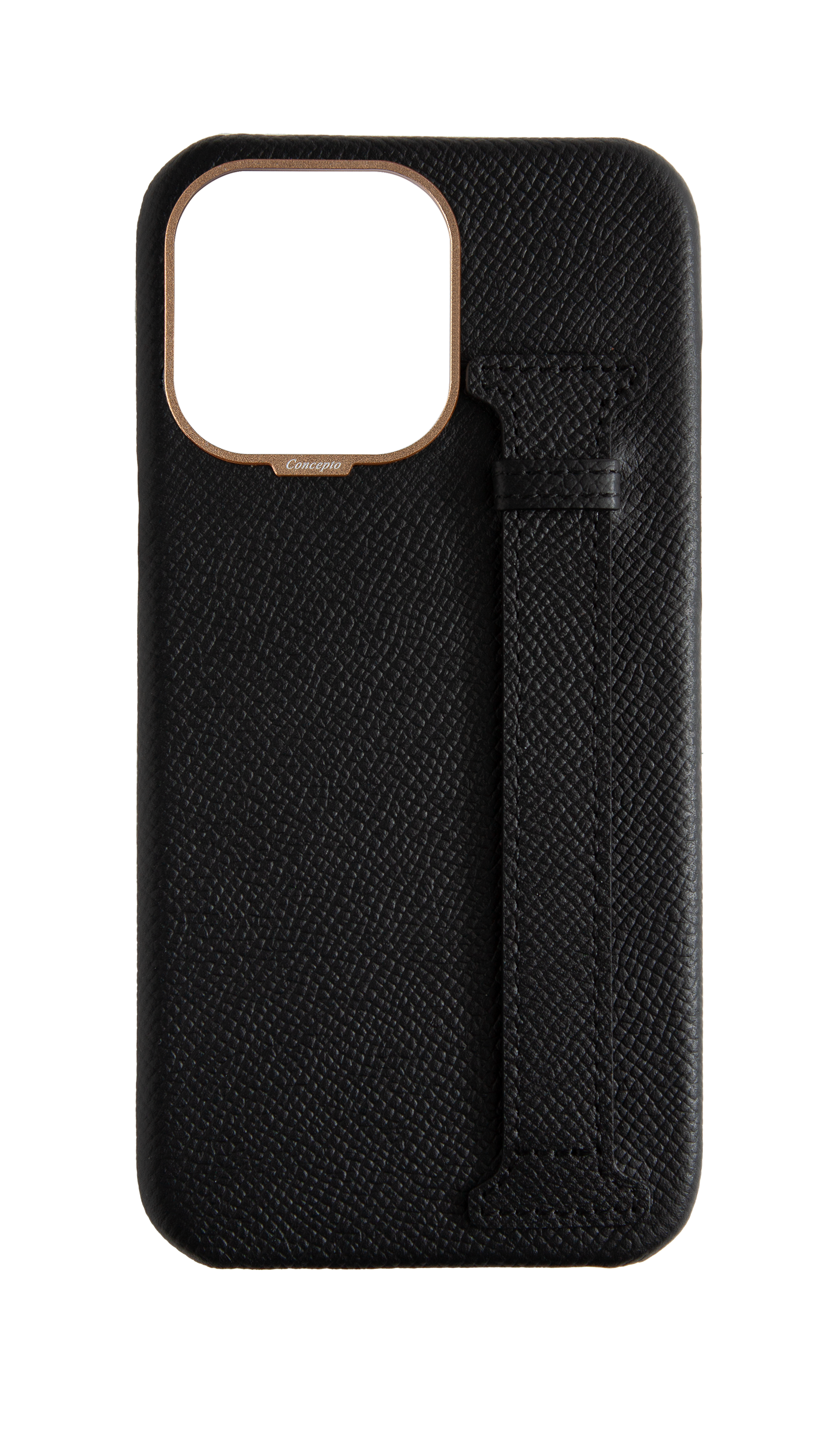 Black Epsom Side Strap Case