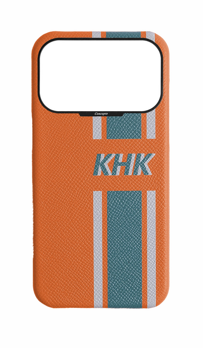 Striped Orange Strapless Case