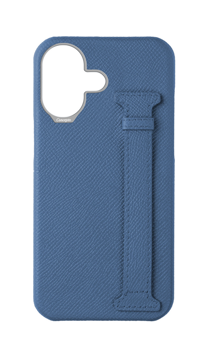 Navy Epsom Side Strap Case