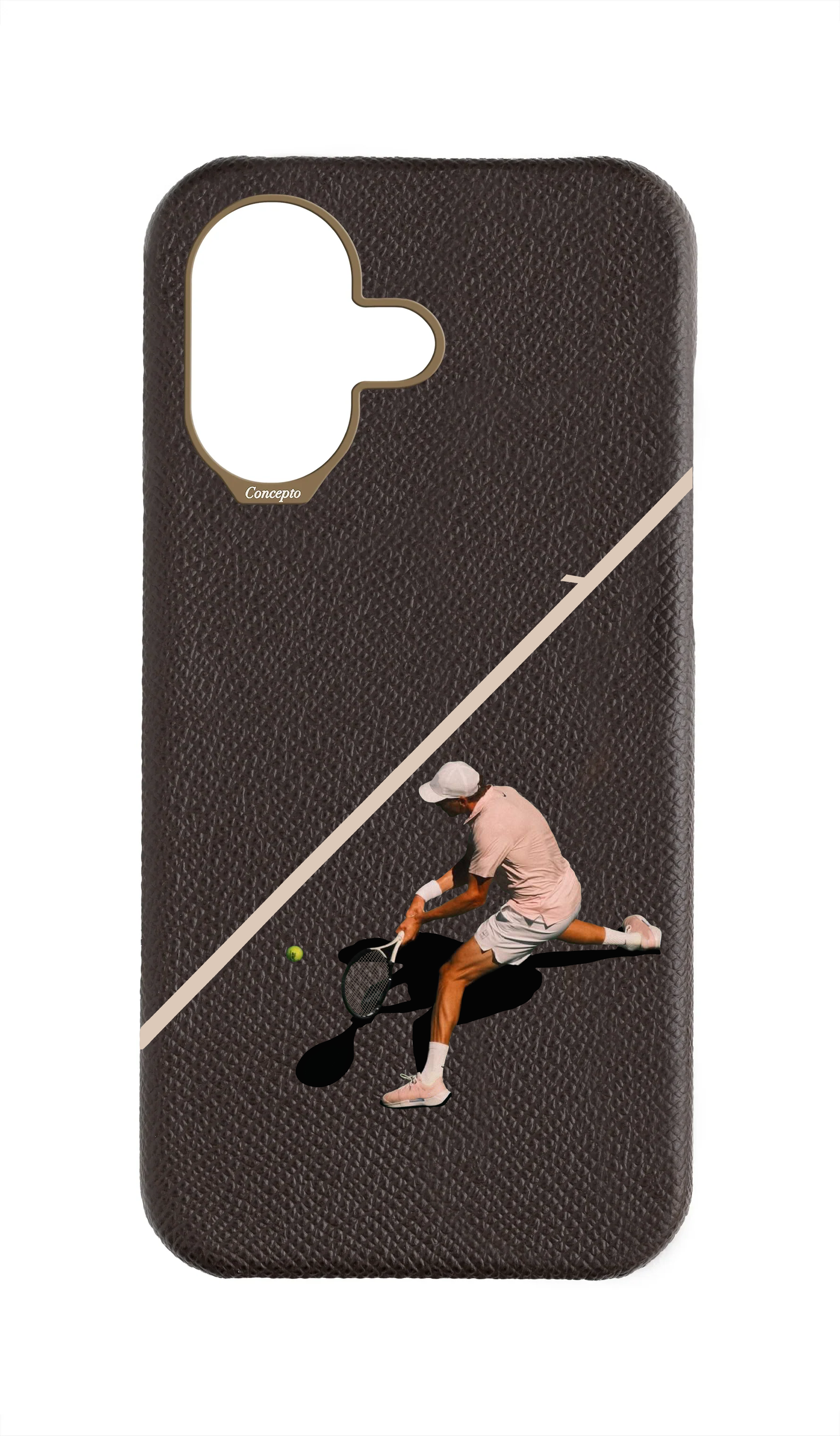 Brown Strapless Epsom Case - The Final Swing