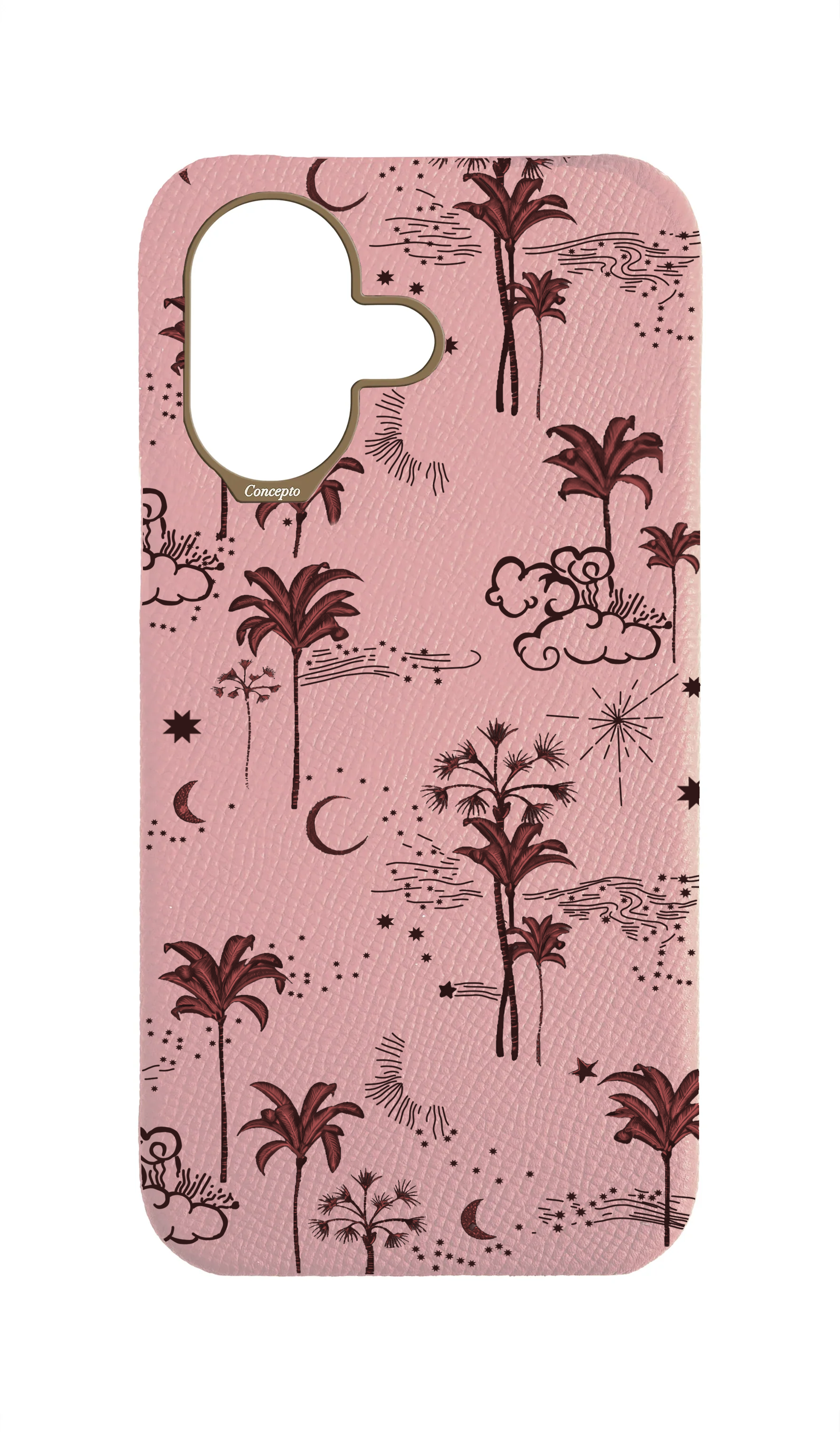 Pink Strapless Case - Crescent Oasis