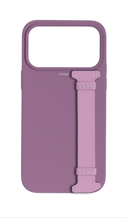Purple Silicon Side Strap Case