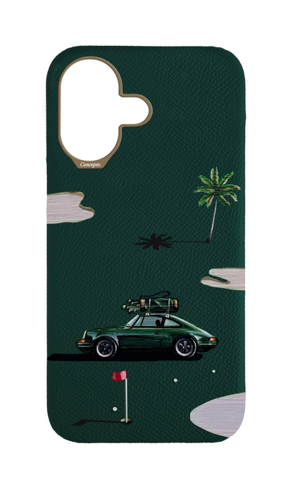 Green Strapless Case - Retro Golf