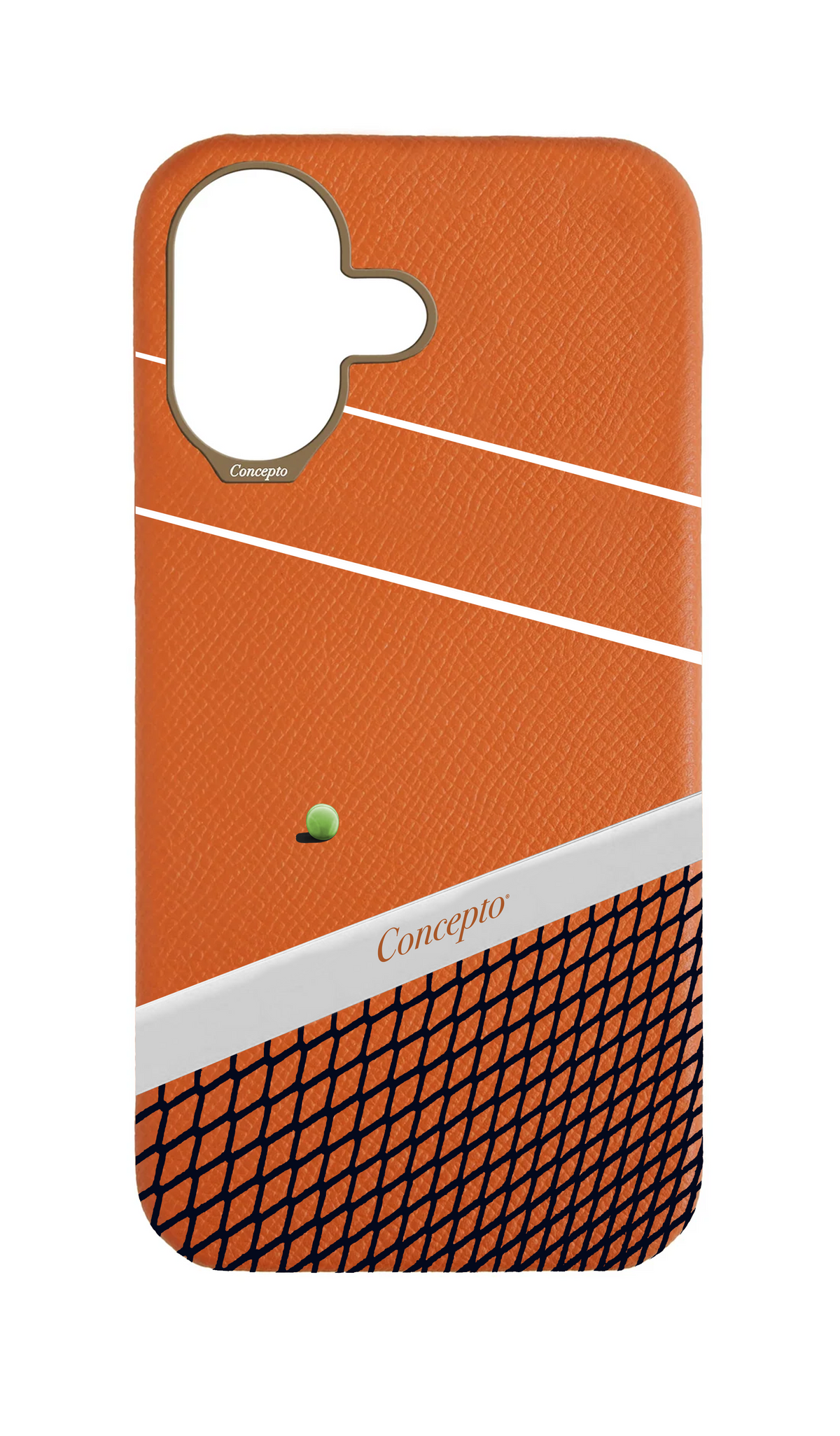 Orange Strapless Epsom Case - First Serve
