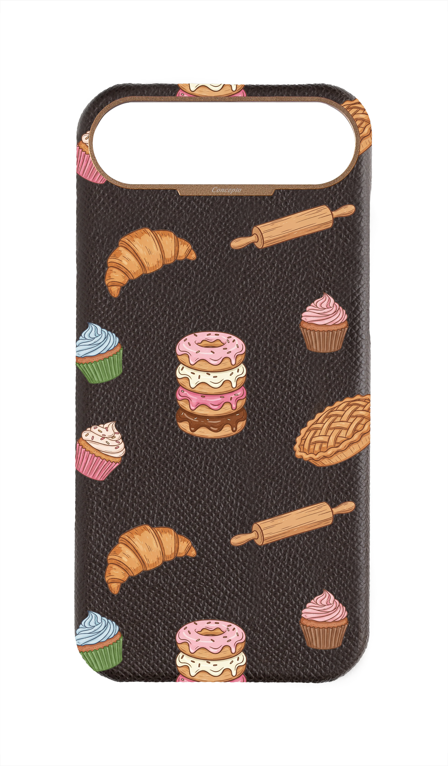 Brown Strapless Epsom Case - Baked Bliss