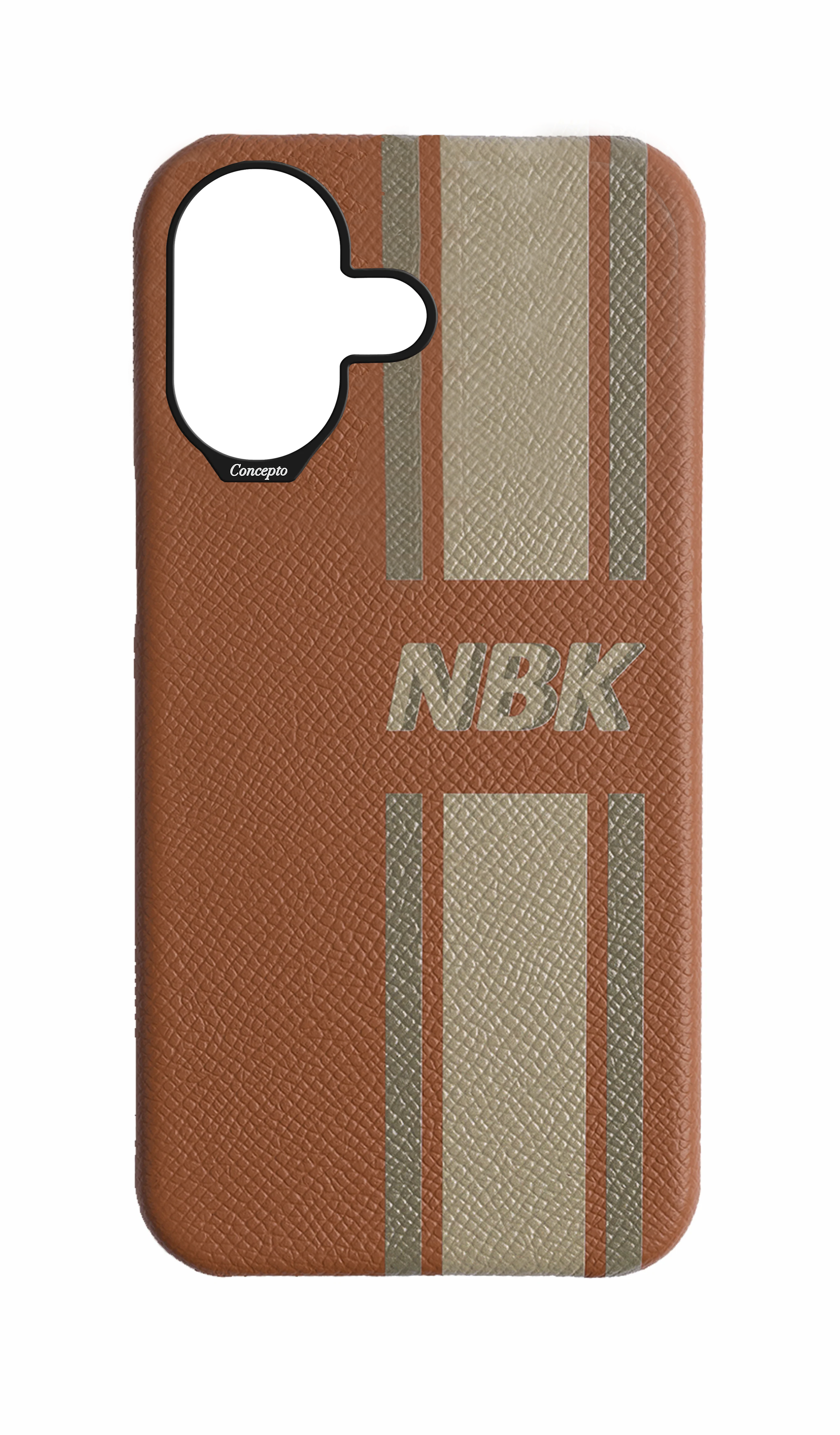 Striped Tan Strapless Case