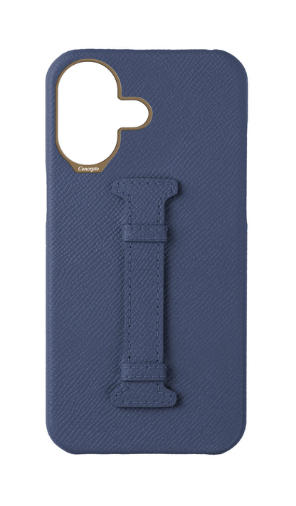 Navy Epsom Middle Strap Case