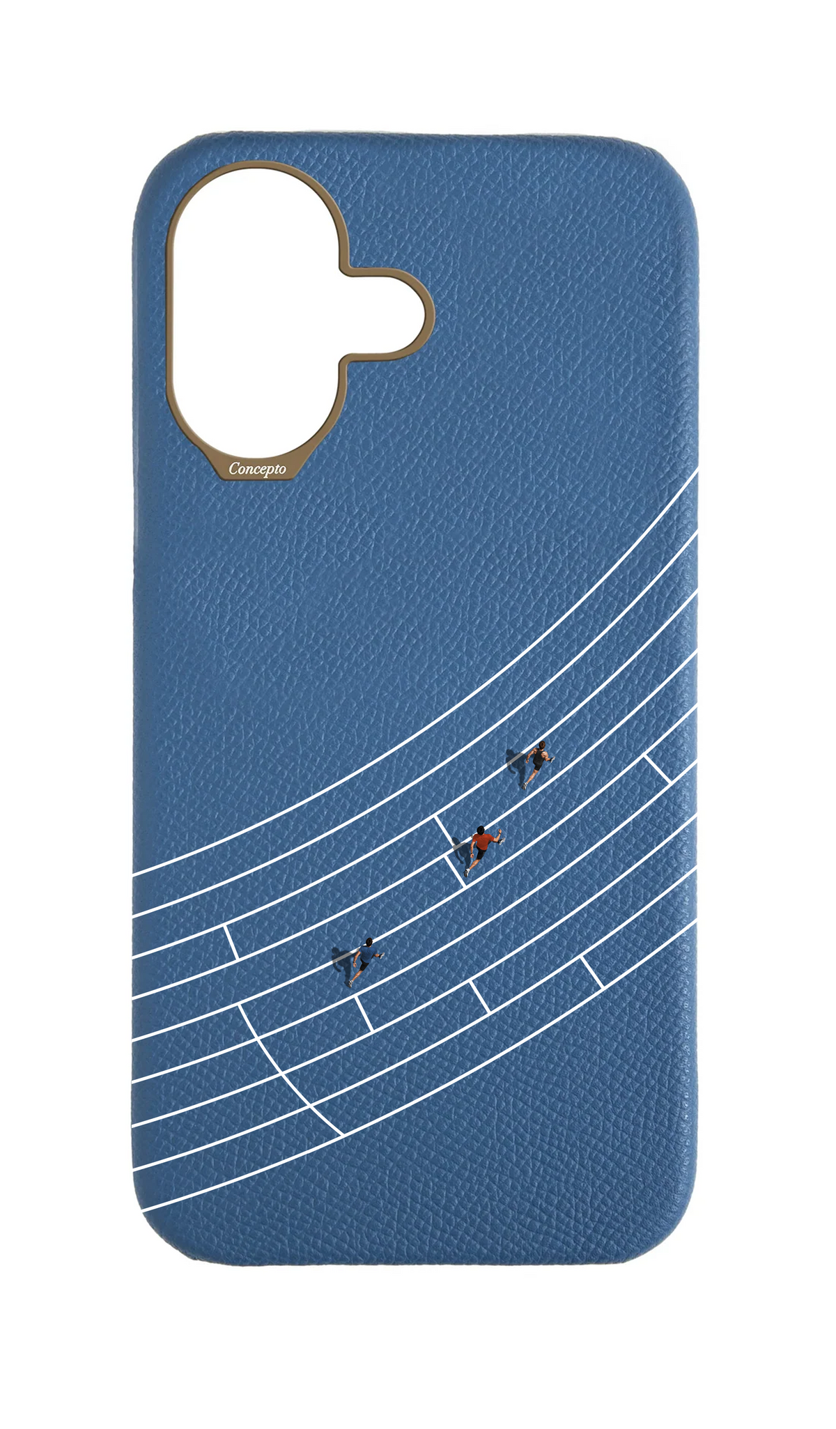 Blue Strapless Epsom Case - The Track