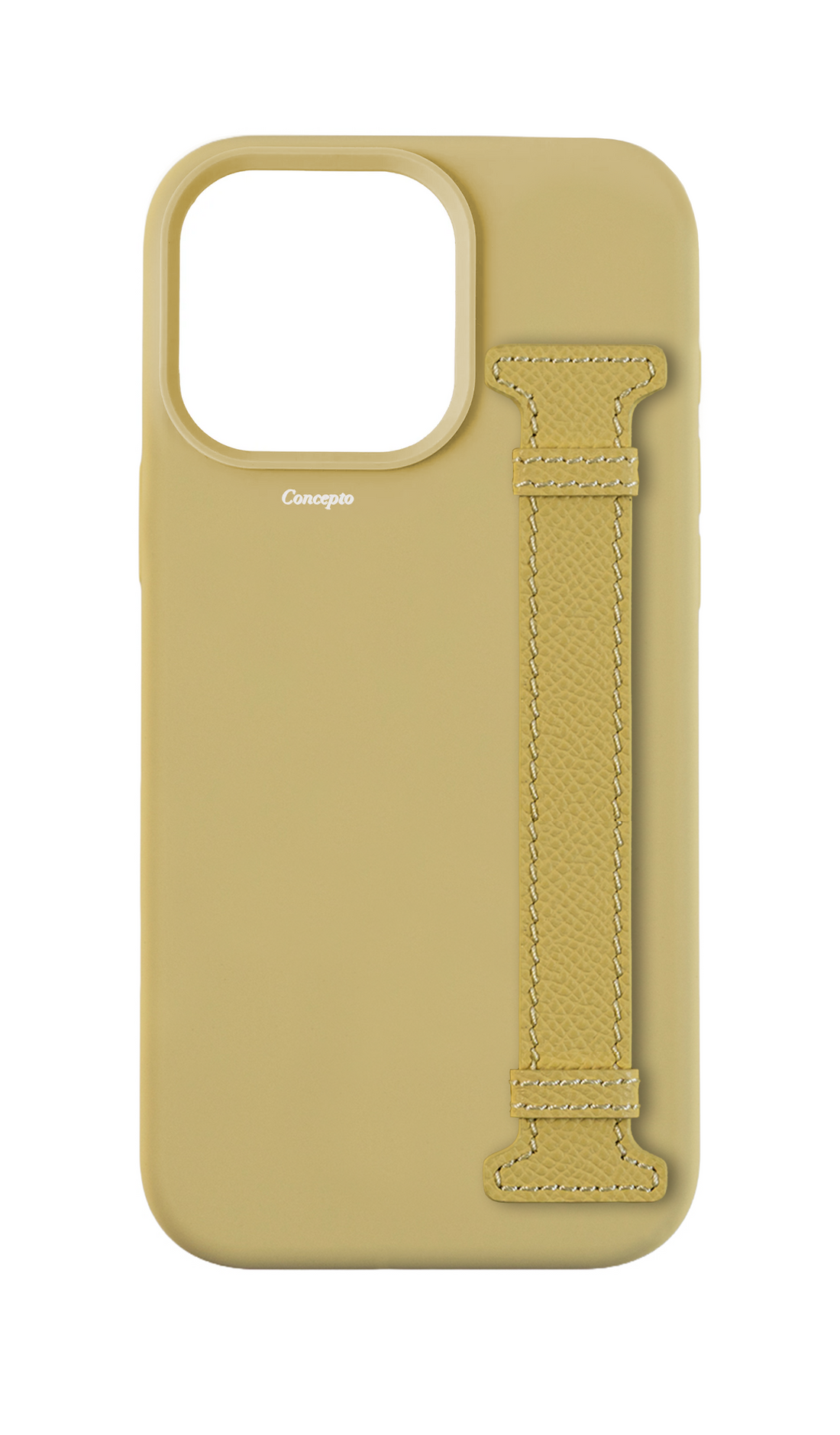 Butter Yellow Silicon Side Strap Case