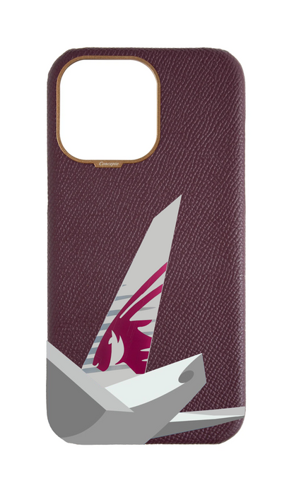 Maroon Strapless Epsom Case - QA Tail