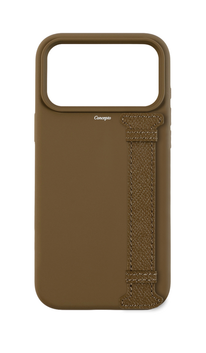 Taupe Silicon Side Strap Case