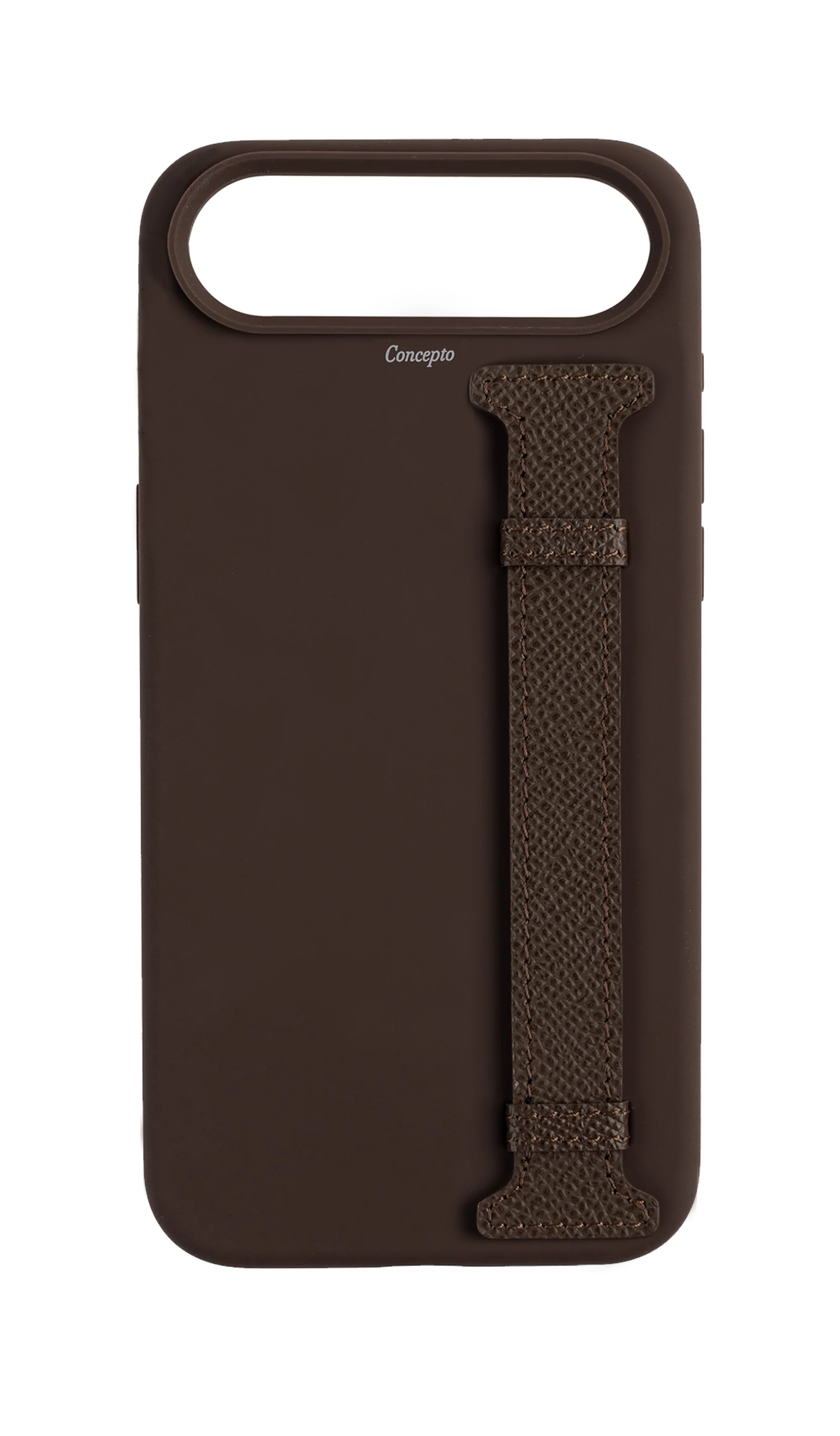 Brown Silicon Side Strap Case