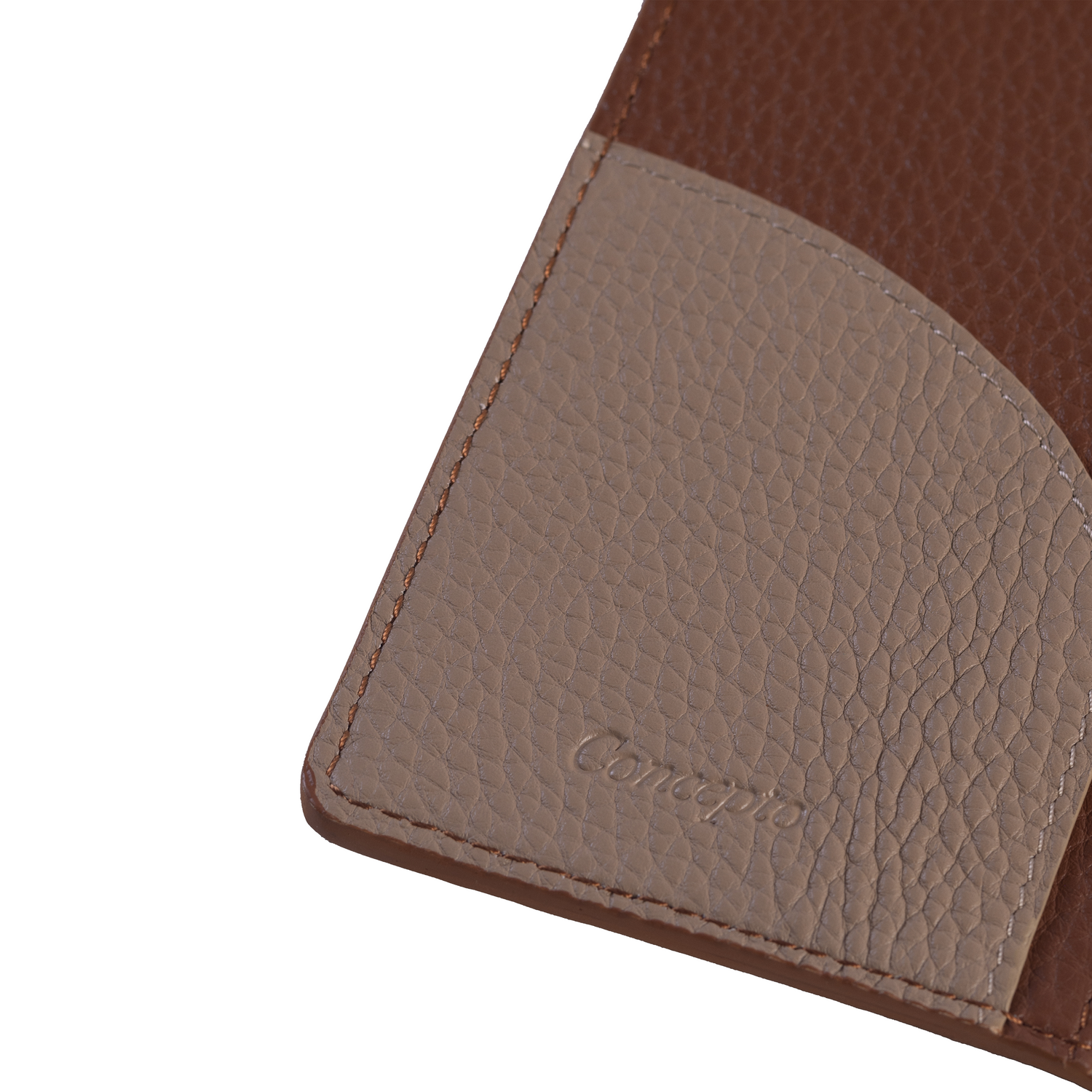 Tan Passport Holder