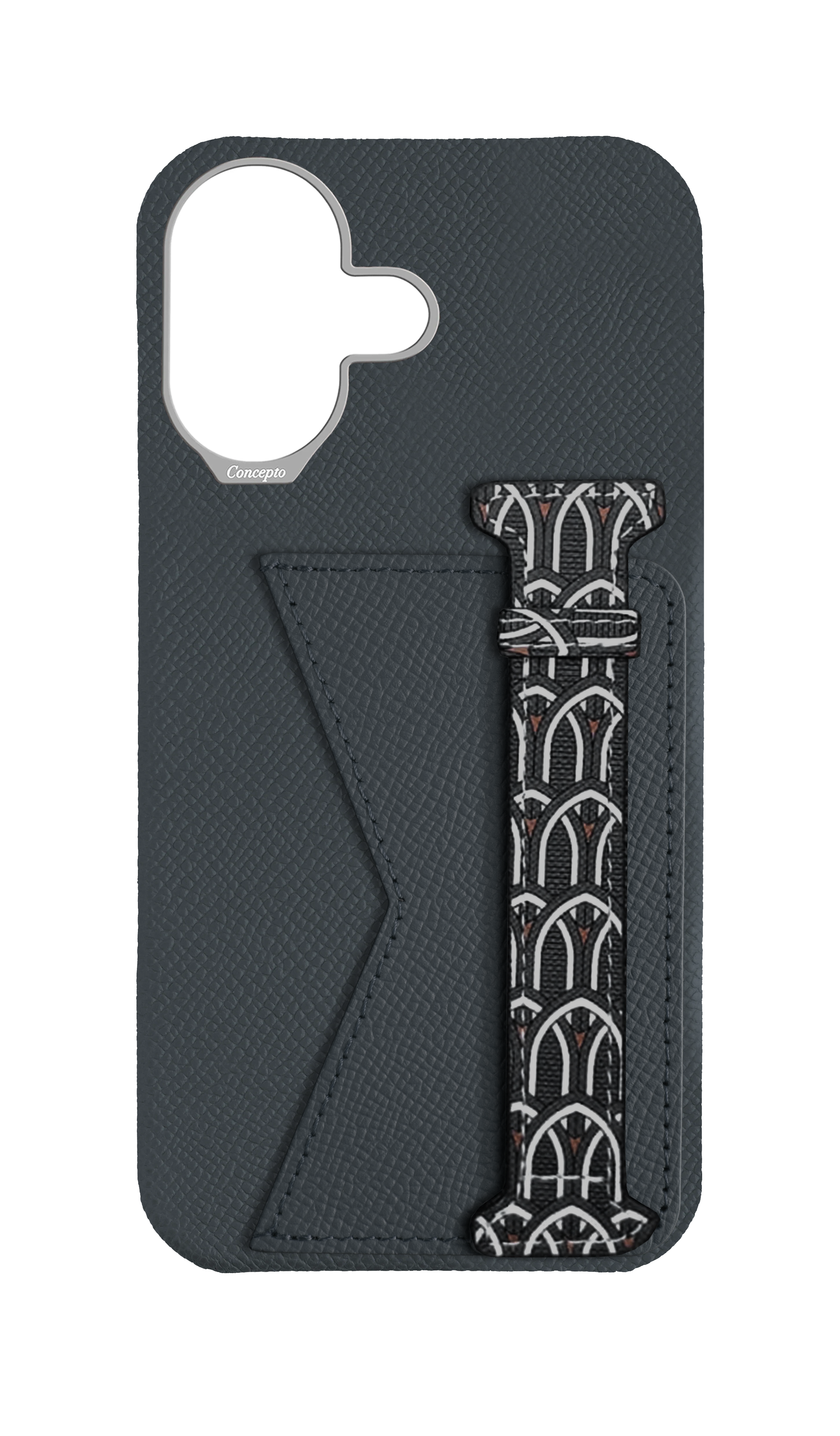 Grey Monogram Duo Case
