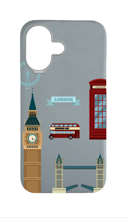 Light Blue Grey Strapless Case - The London Edit