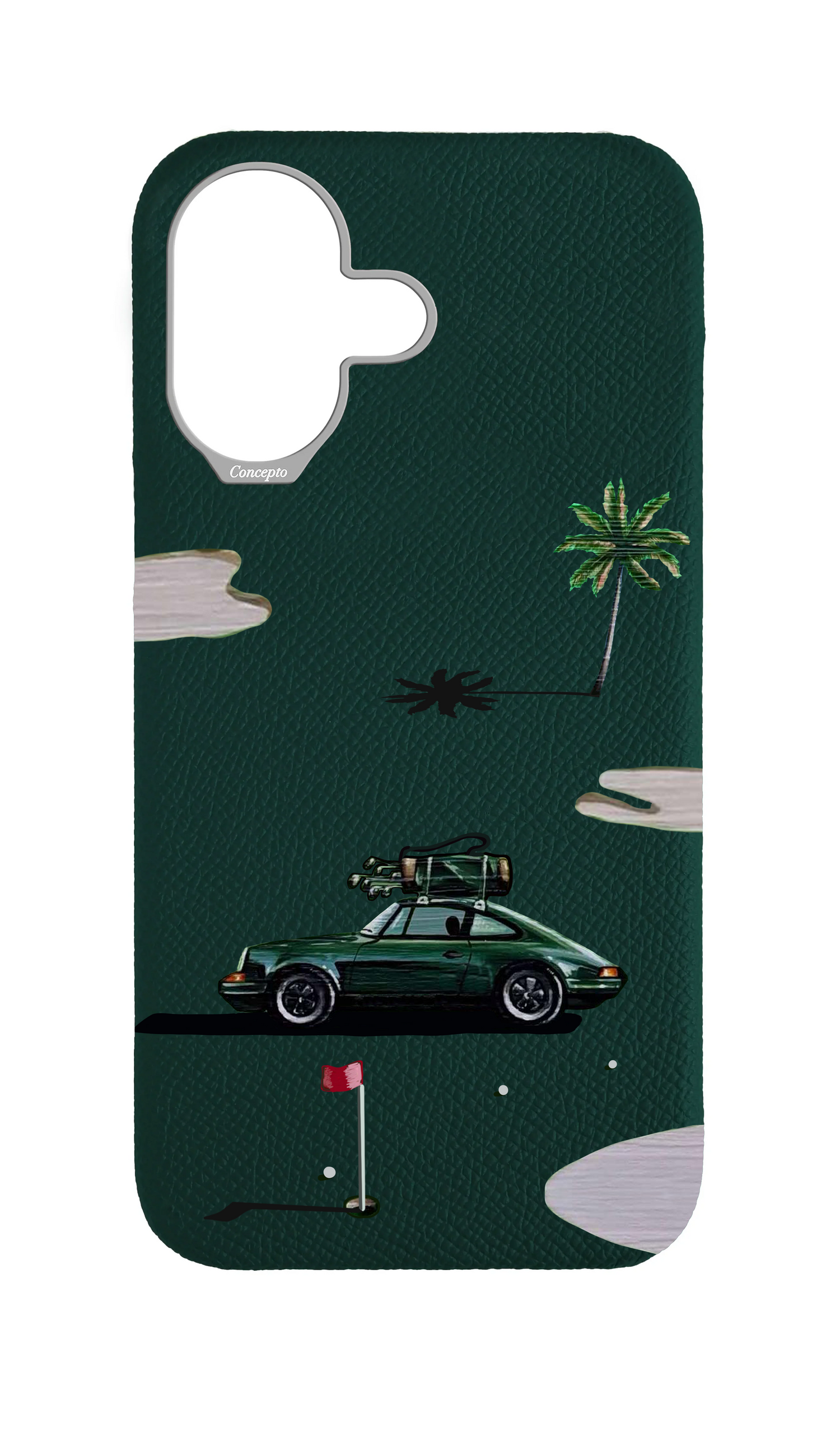 Green Strapless Case - Retro Golf