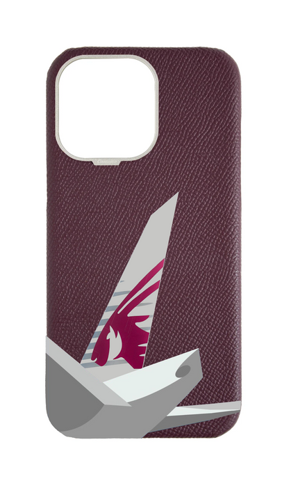 Maroon Strapless Epsom Case - QA Tail