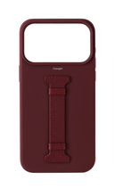Maroon Silicon Middle Strap Case