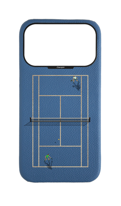 Navy Strapless Epsom Case - Tennis