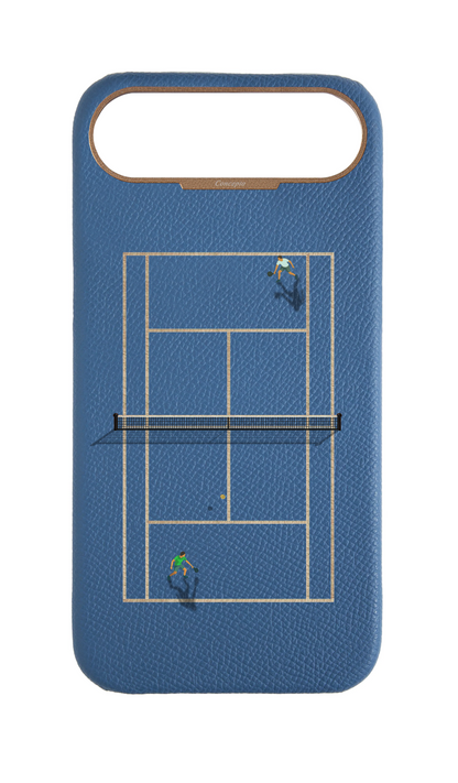 Navy Strapless Epsom Case - Tennis