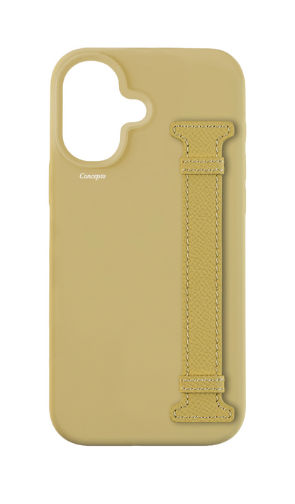 Butter Yellow Silicon Side Strap Case