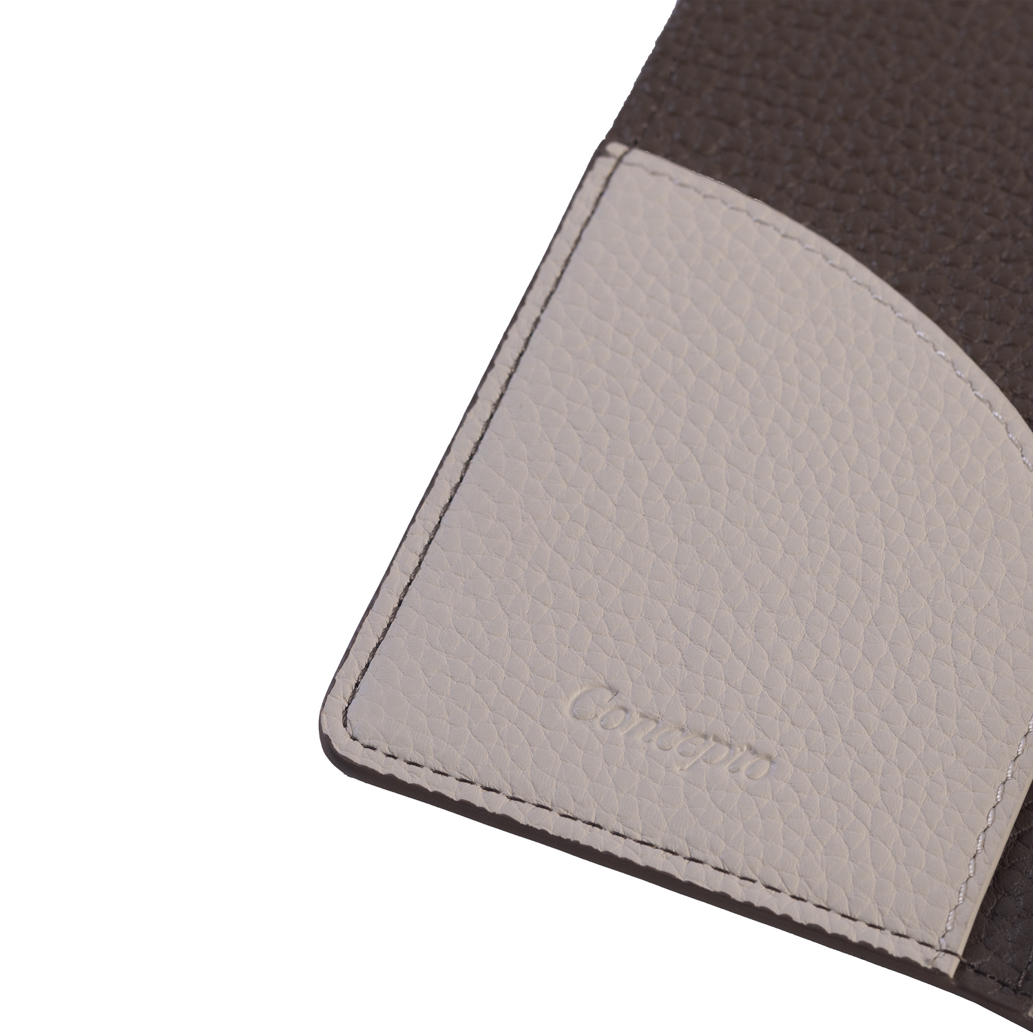Taupe Passport Holder
