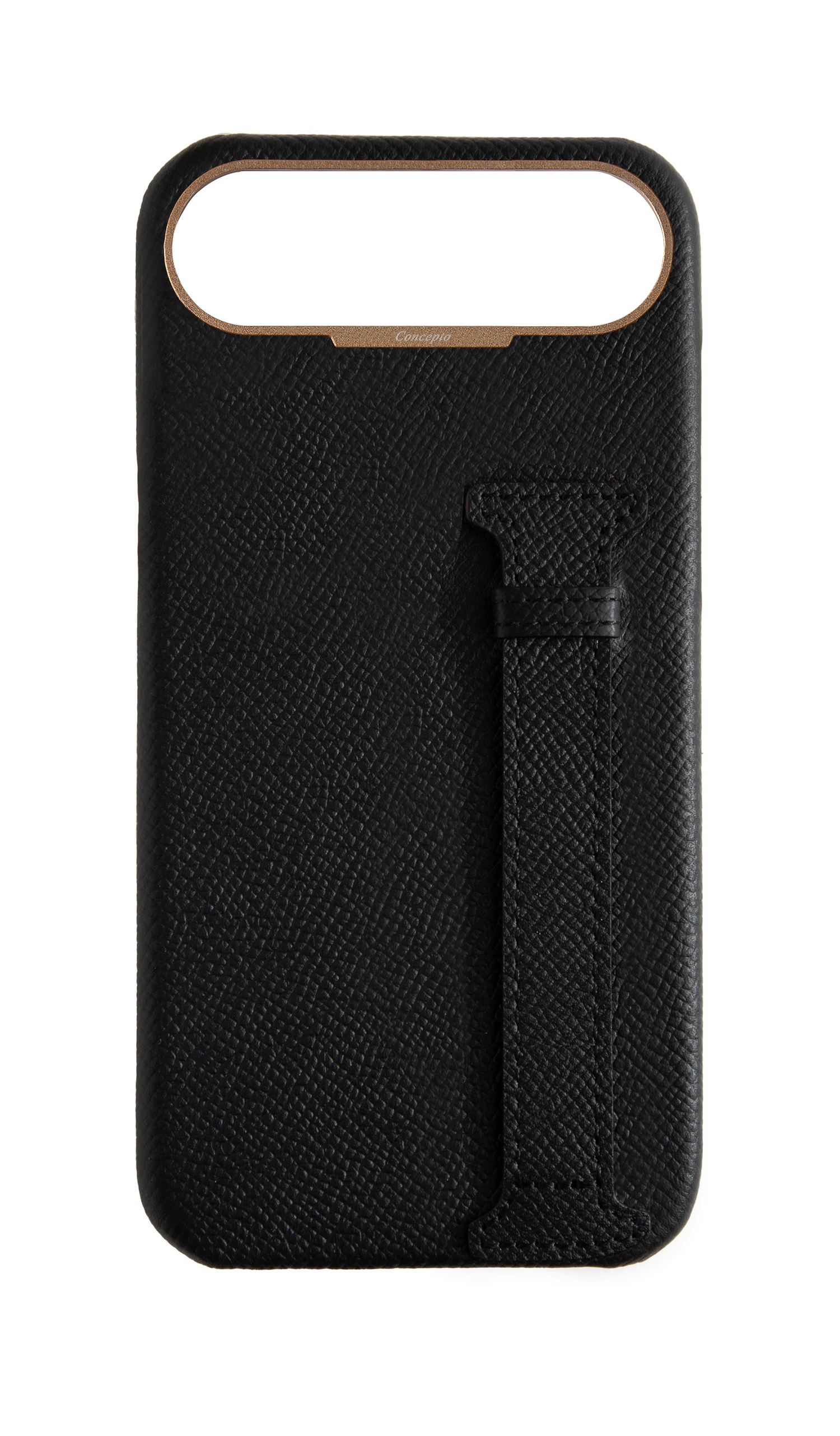 Black Epsom Side Strap Case
