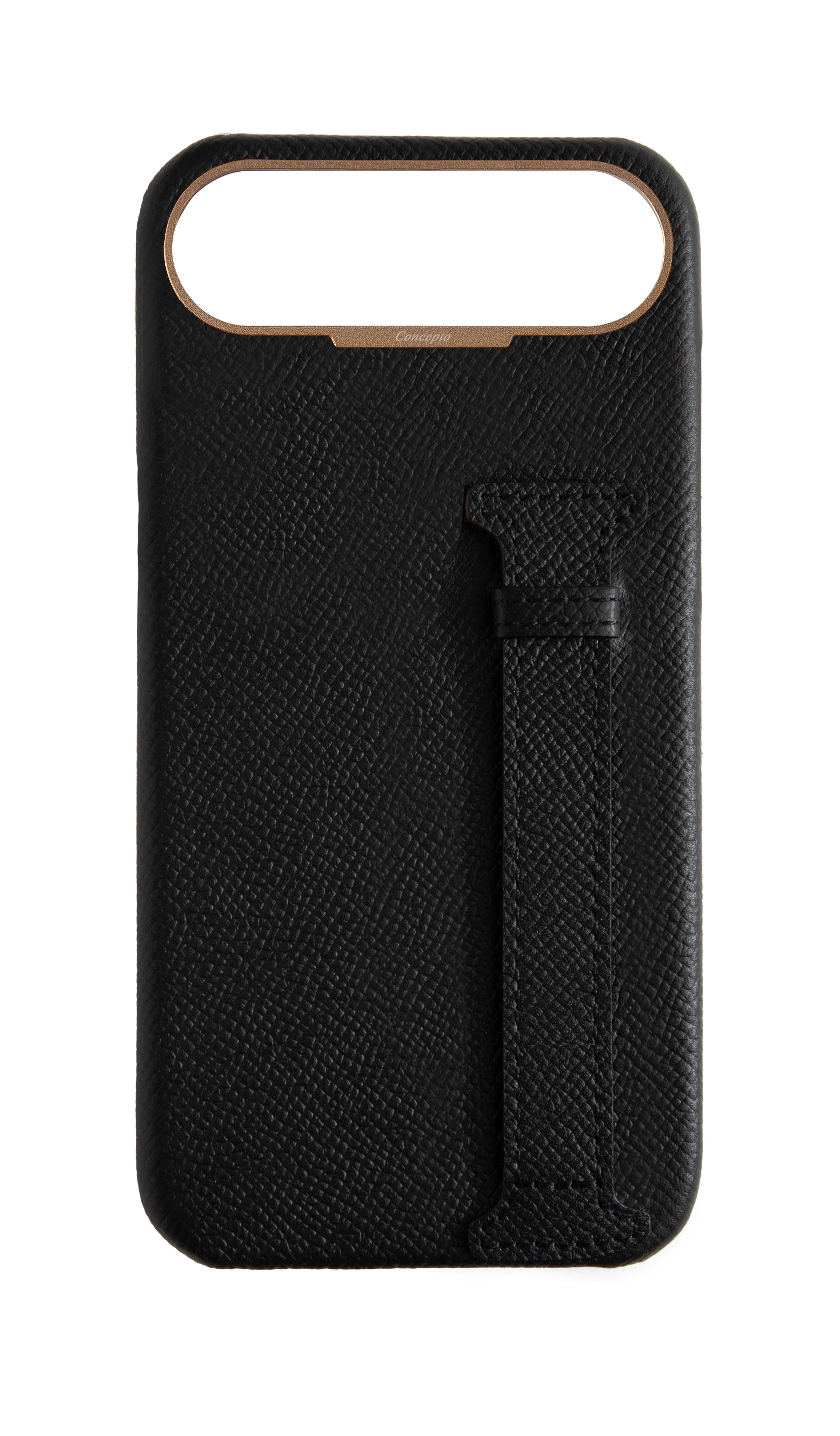 Black Epsom Side Strap Case