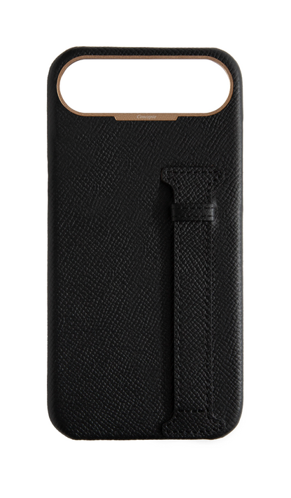 Black Epsom Side Strap Case