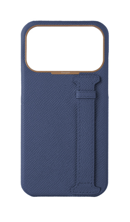 Navy Epsom Side Strap Case