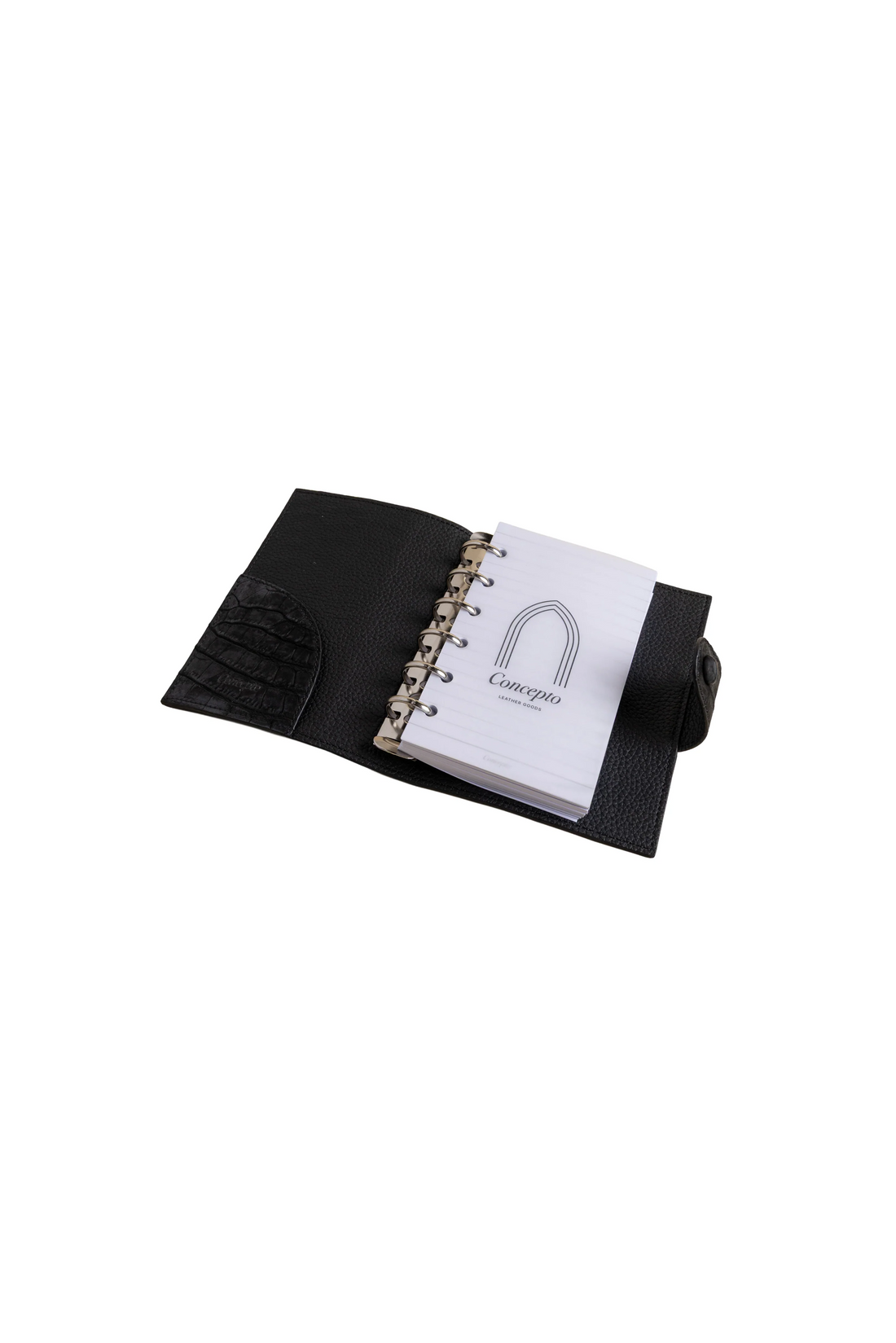 Small Black Suede Notebook