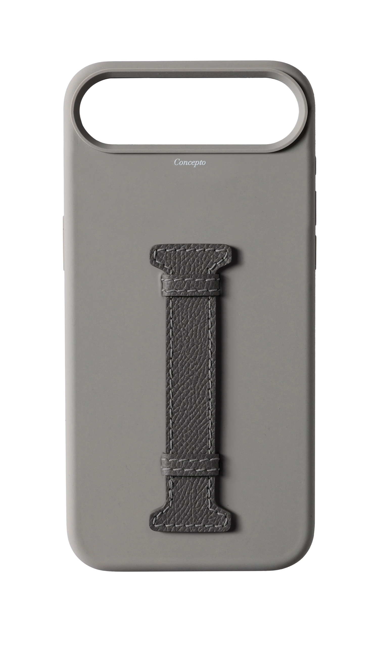 Grey Silicon Middle Strap Case