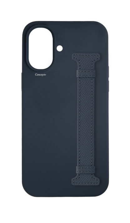 Dark Navy Silicon Side Strap Case