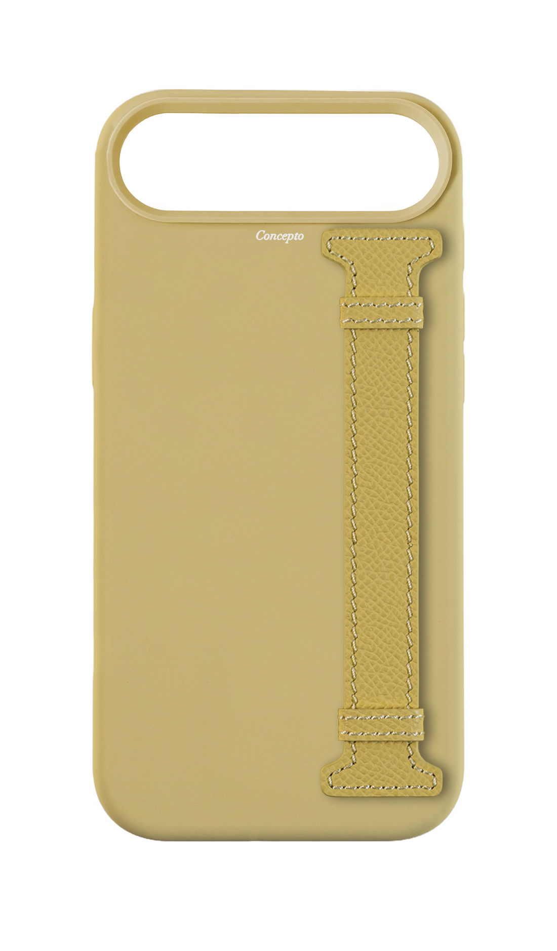 Butter Yellow Silicon Side Strap Case