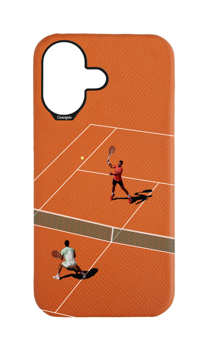 Orange Strapless Epsom Case - Tennis