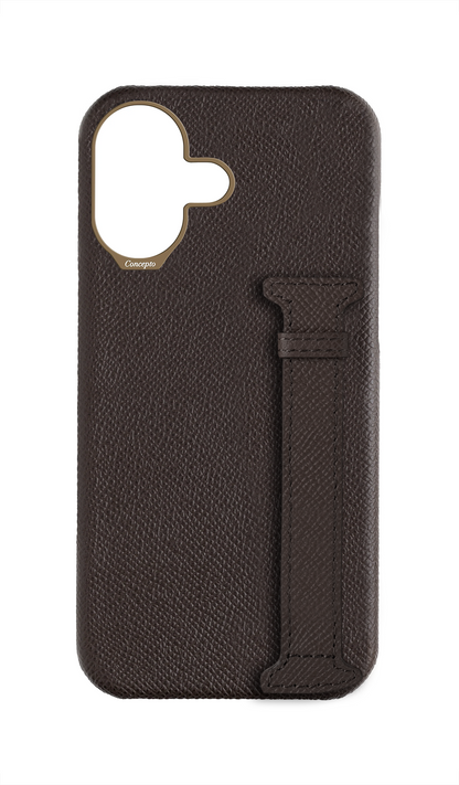 Brown Epsom Side Strap Case