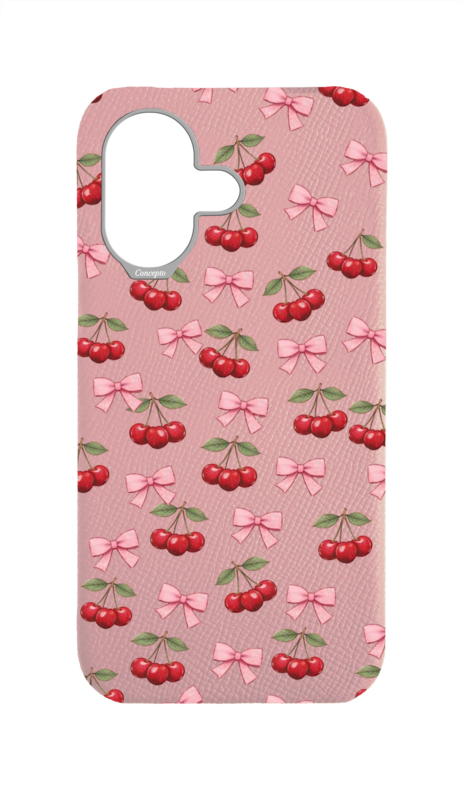 Pink Strapless Case - Cherry Ribbon