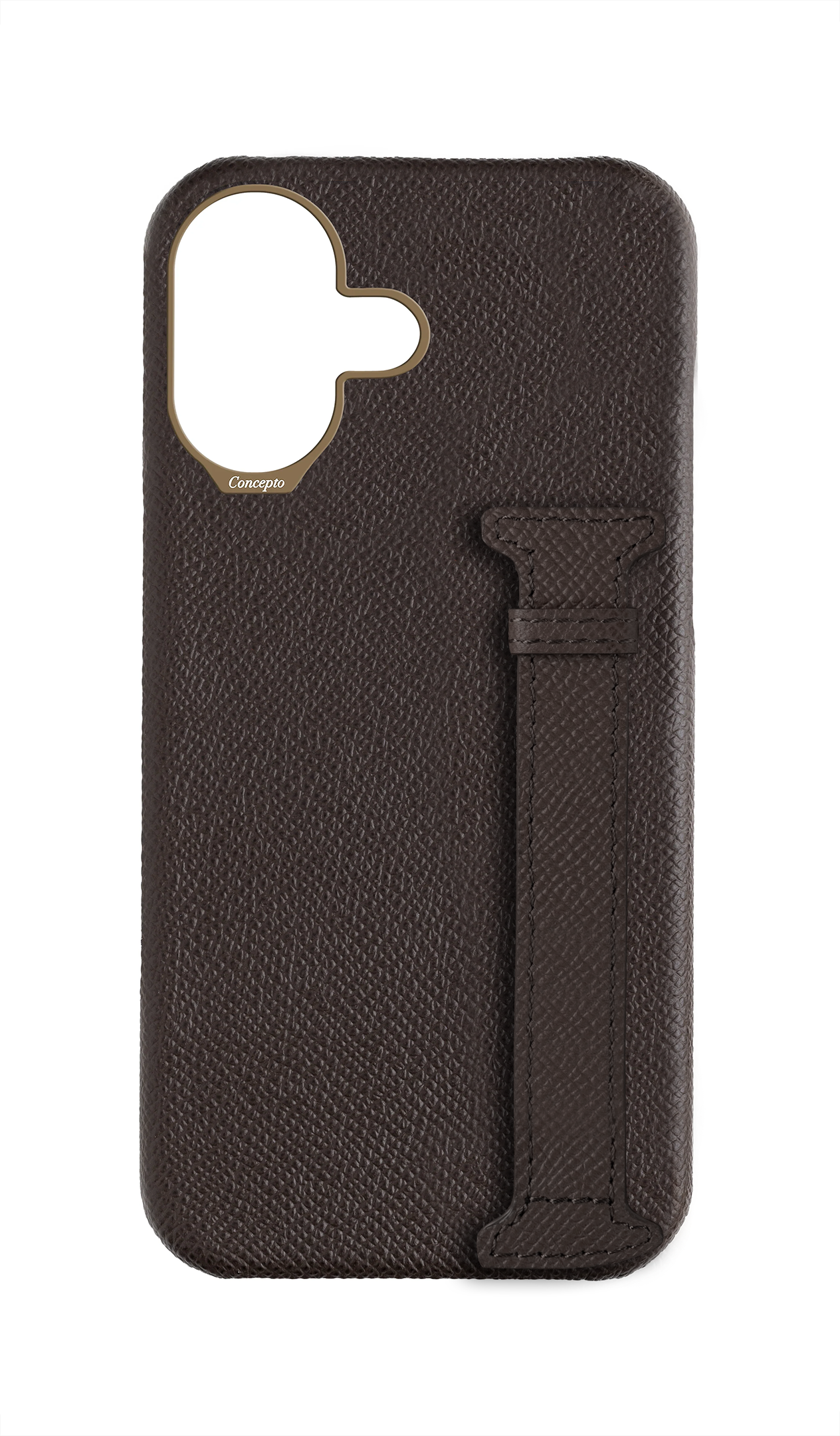 Brown Epsom Side Strap Case