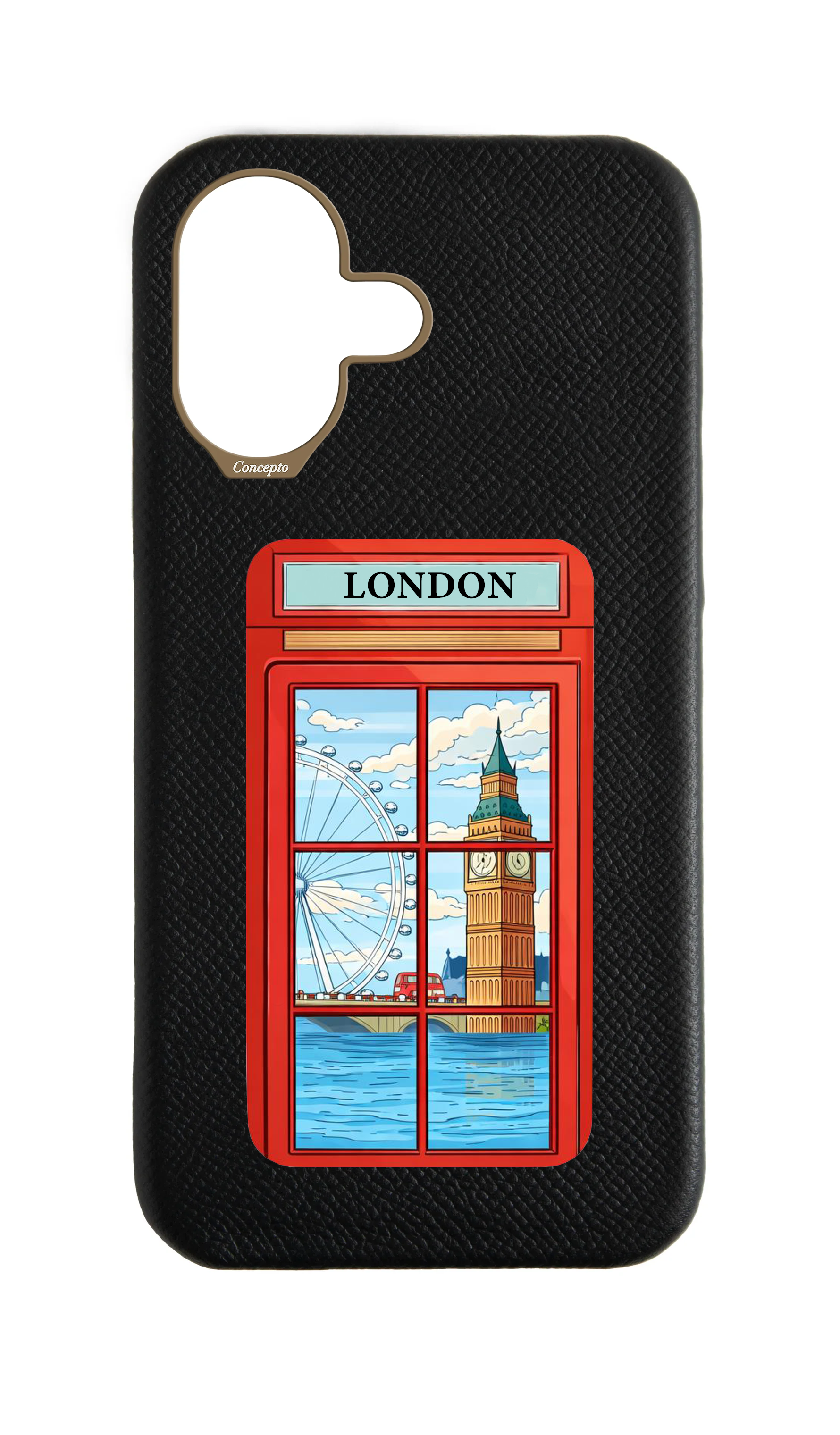 Black Strapless Epsom Case - K6 Kiosk