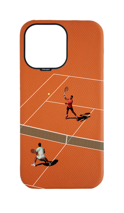 Orange Strapless Epsom Case - Tennis